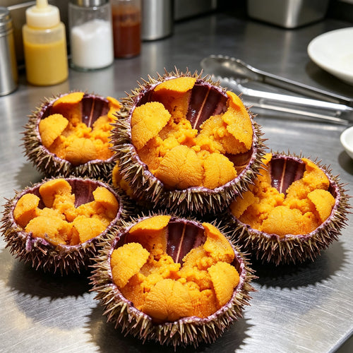 Fresh Sea Urchin Roe, Shell On
