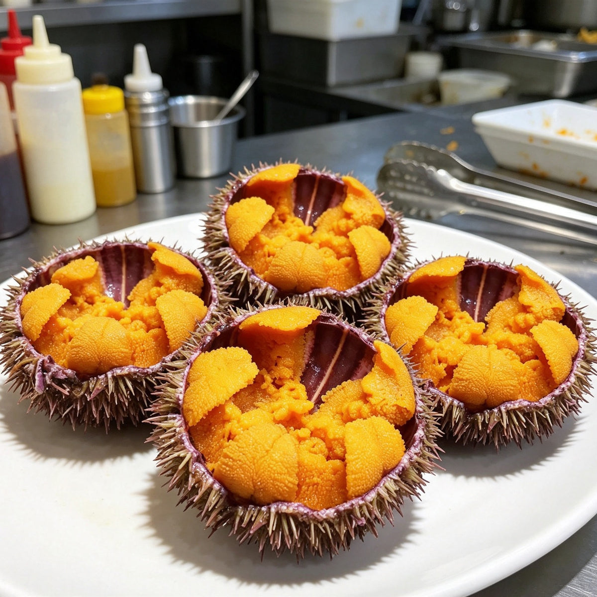 Fresh Sea Urchin Roe, Shell On