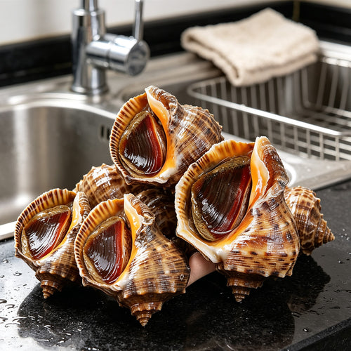 Fresh Sea Snails in Shell