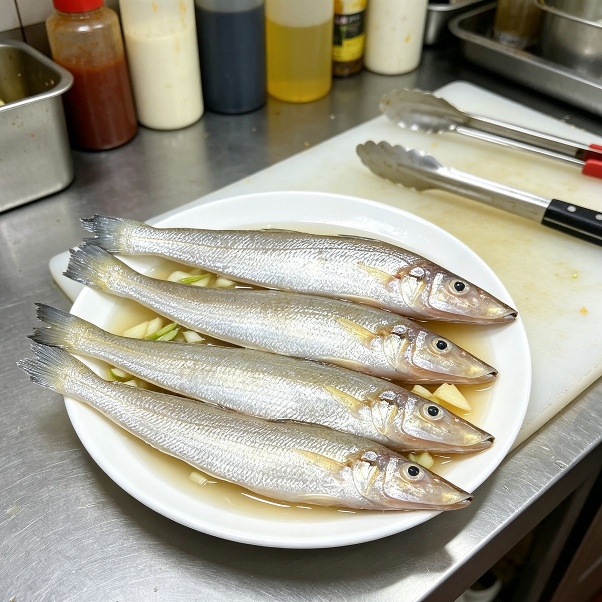 Pan-Seared Whole Sardines, Ready to Cook